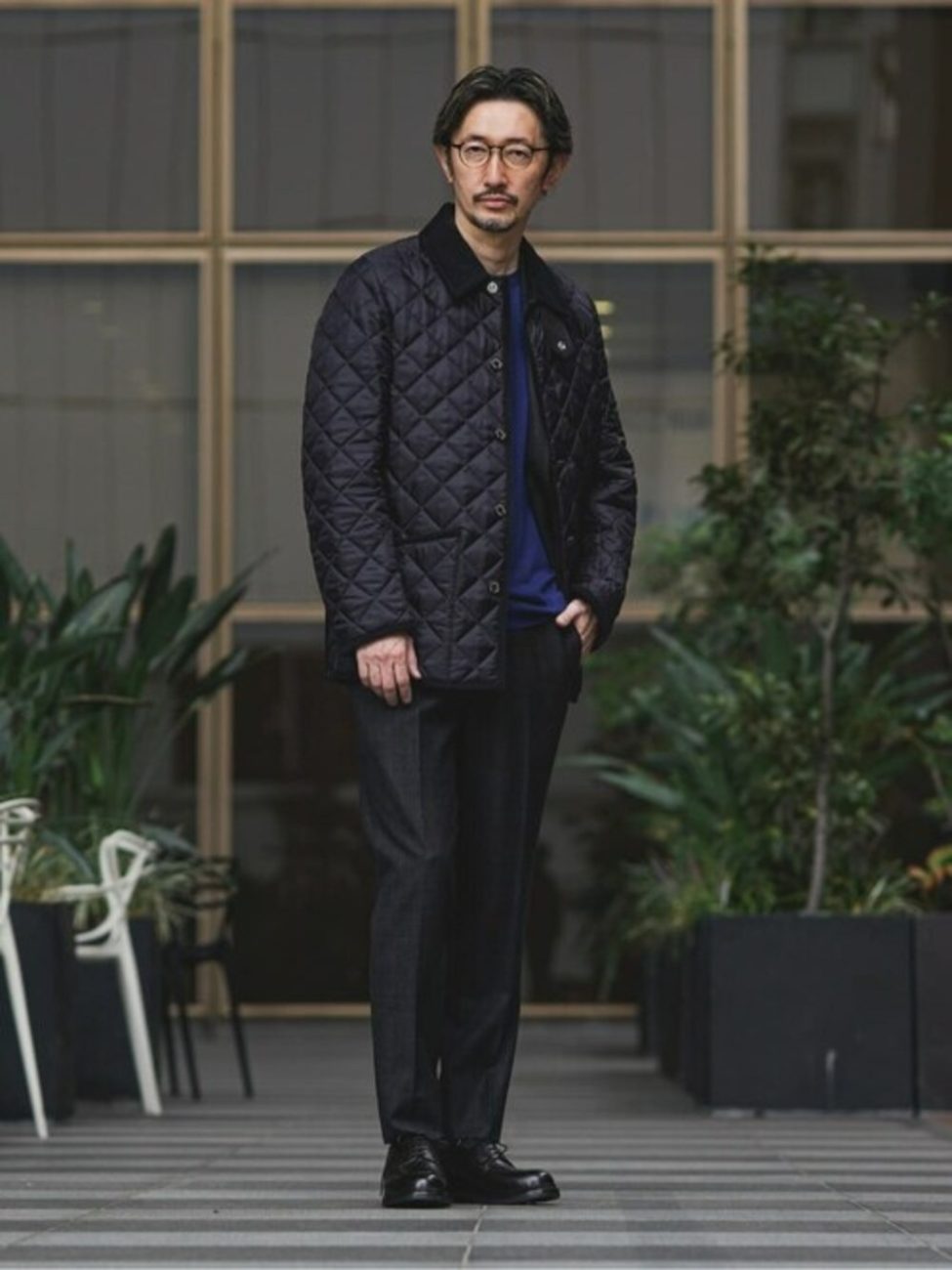 ▼〈MACKINTOSH マッキントッシュ〉の秋服メンズコーデ