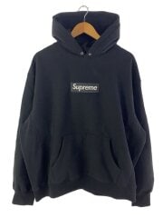 画像：パーカー/L/コットン/ブラック/無地/23AW/Box Logo Hooded Sweatshirt