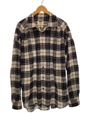 画像：Painter Shirt - Gauze Plaid/長袖シャツ/XL/ウール/WHT/チェック/PU666