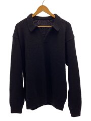 画像：M-G Skipper Long-Sleeve/ニット・セーター(厚手)/2/ウール/BLK/2403-019