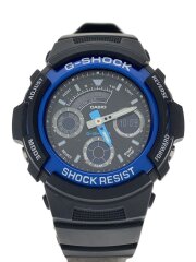 画像：クォーツ腕時計・G-SHOCK/デジアナ/ラバー/BLK/BLK