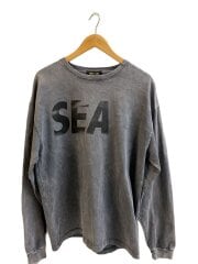 画像：長袖Tシャツ/L/コットン/GRY/WDS-0-SEA-23-03-CS-01