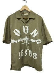 画像：young jesus/半袖シャツ/--/--/KHK/プリント/32164n-ns-a