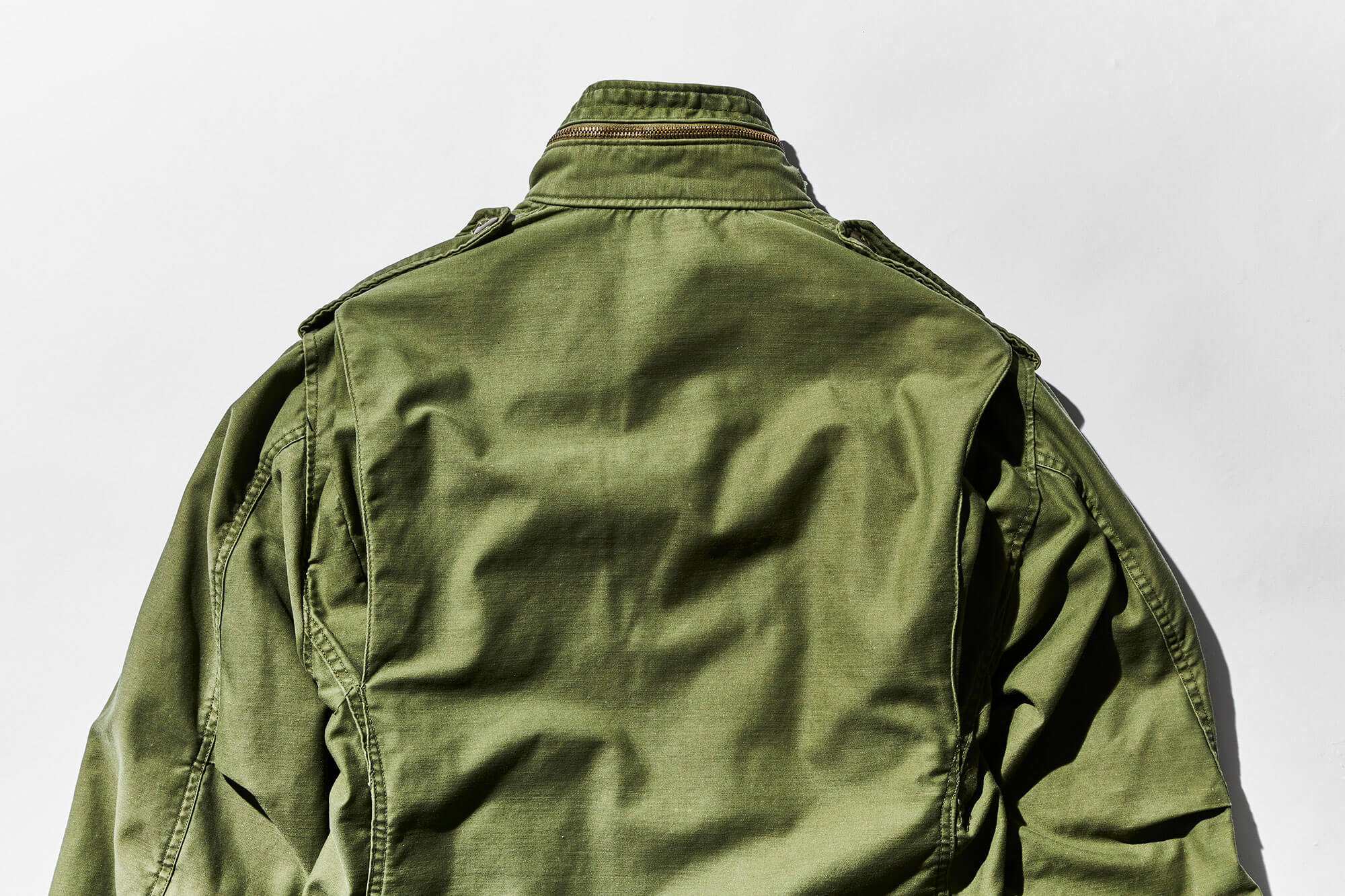 COAT, MANS, FIELD M-65_04_アクションプリーツ