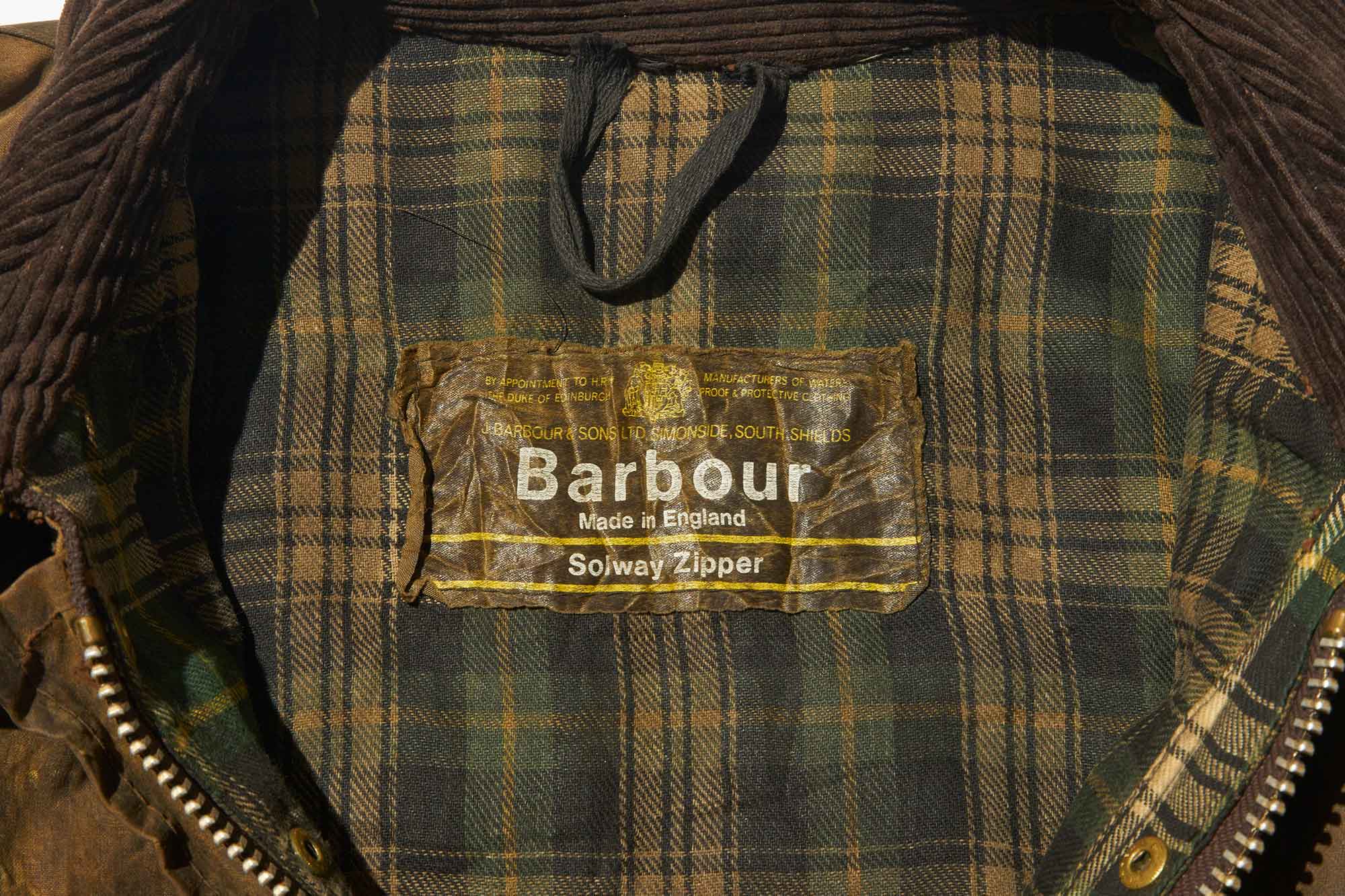 〈Barbour バブアー〉 名作オイルドジャケット② 「SOLWAY ZIPPER ソルウェイジッパー」_04