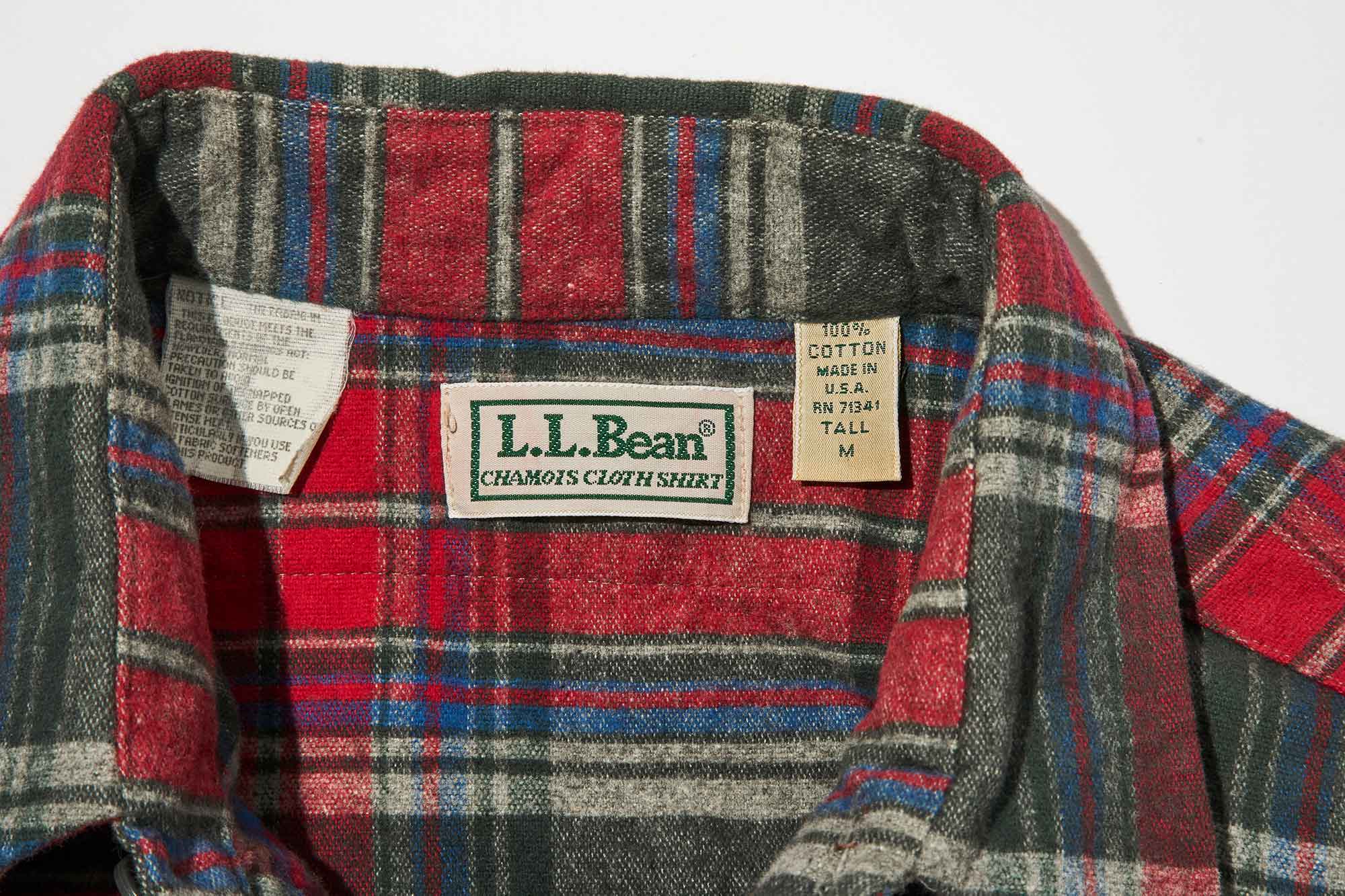 llbean_エルエルビーン_wear_03「Chamois Cloth Shirt シャミー・クロス・シャツ」