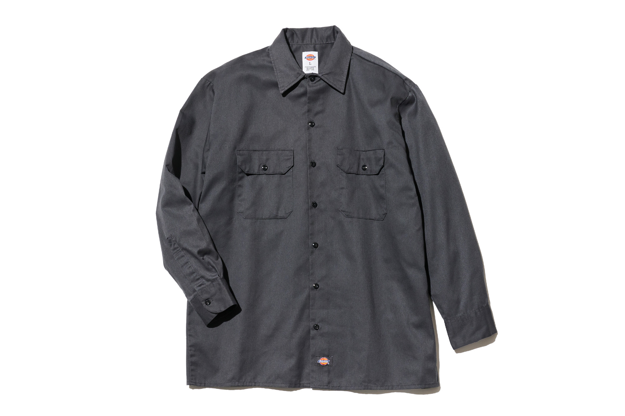 Dickies_ディッキーズ_ELONG SLEEVE WORK SHIRT_ワークシャツ_⻑袖_01