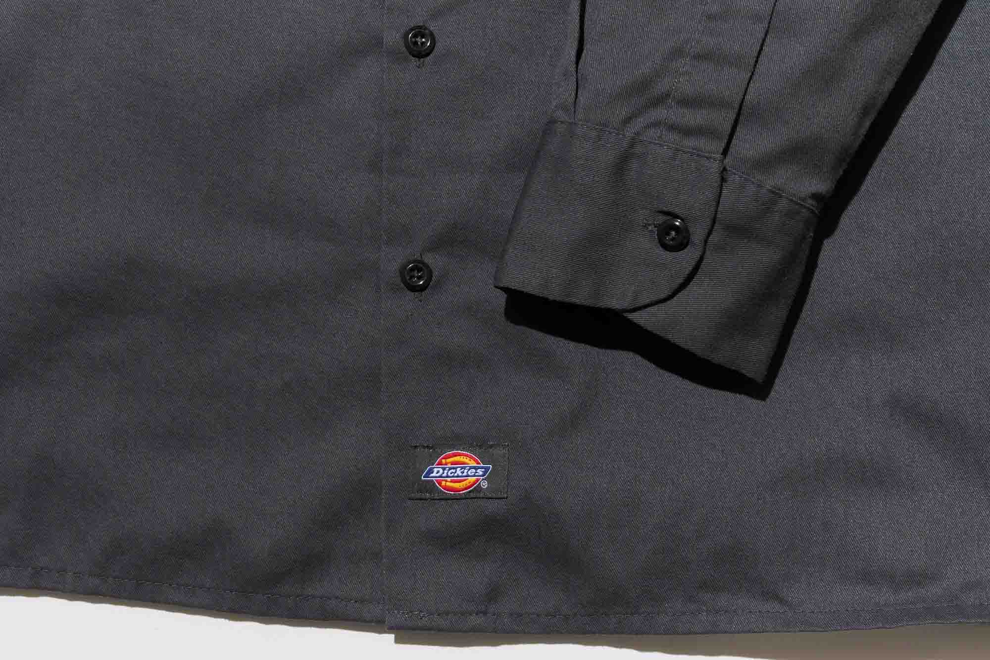 Dickies_ディッキーズ_ELONG SLEEVE WORK SHIRT_ワークシャツ_⻑袖_03