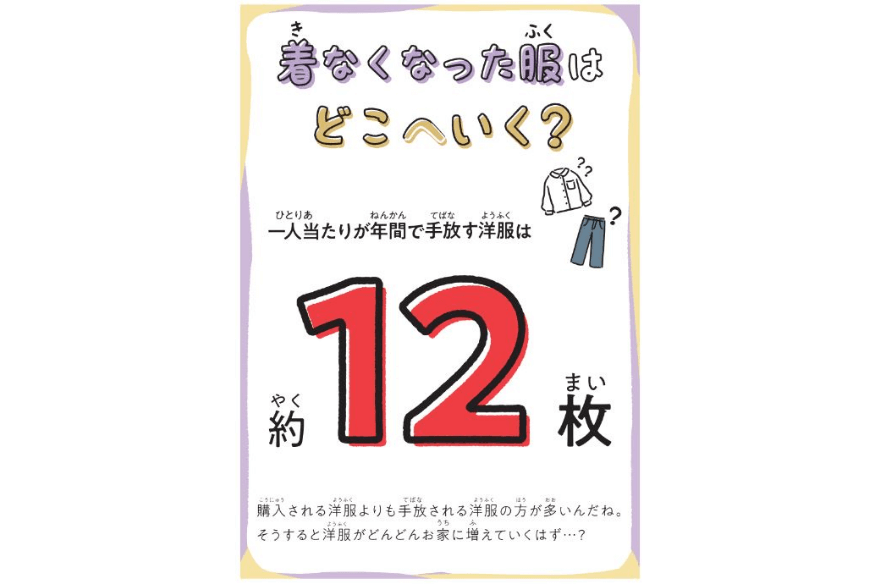 「リユースのレキシ」展示イベントPOP②